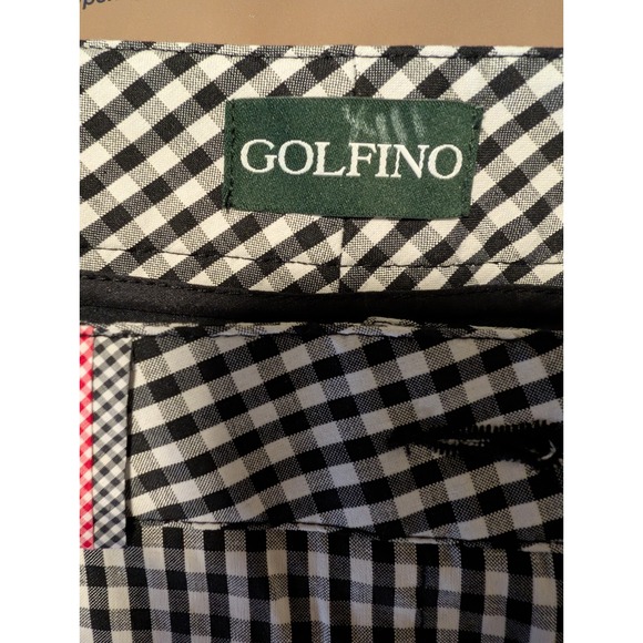 Womens Gingham Plaid Golf Skirt with built in Shorts Black and White size 8 - Picture 4 of 5